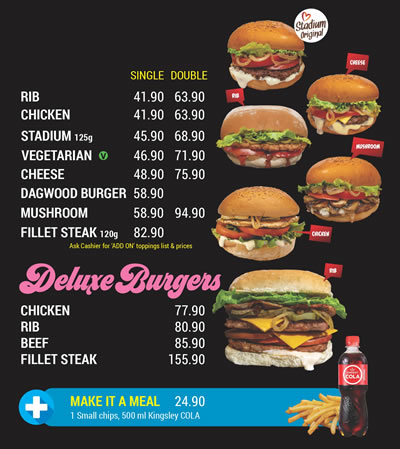 Foodcourt Menu